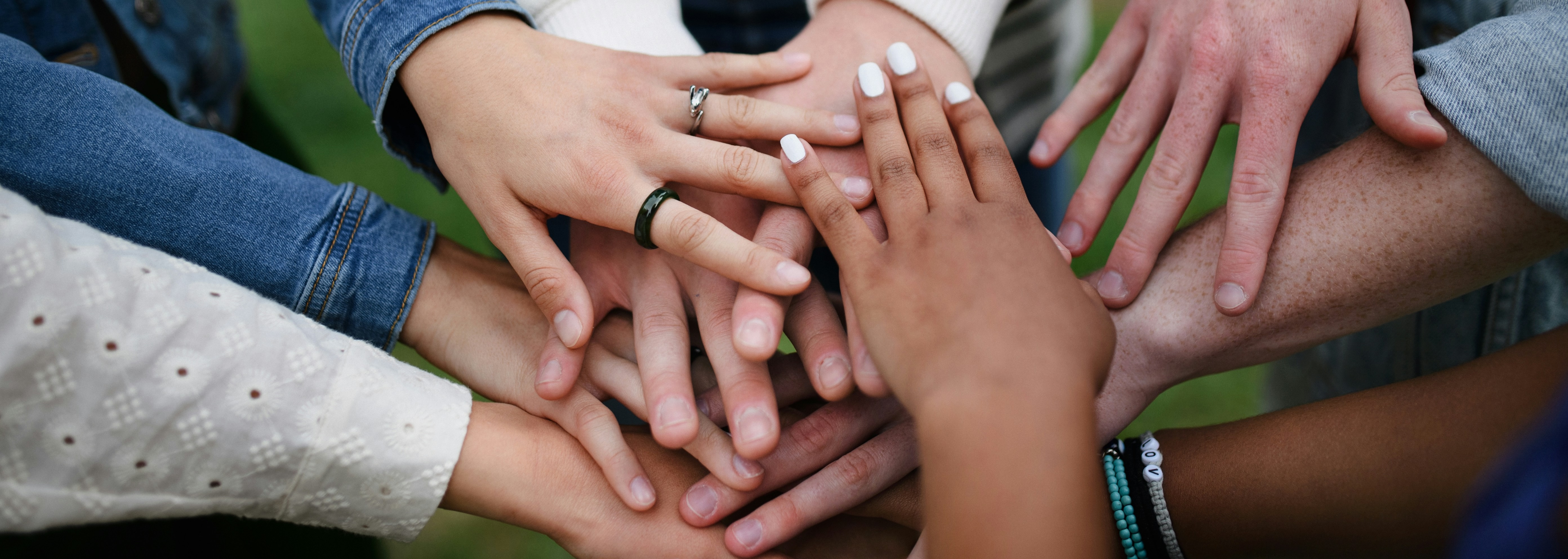 people holding hands